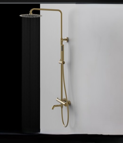 Ցնցուղ թերմոստ. Raiber Prem Graceful RPG-007,ոսկ.