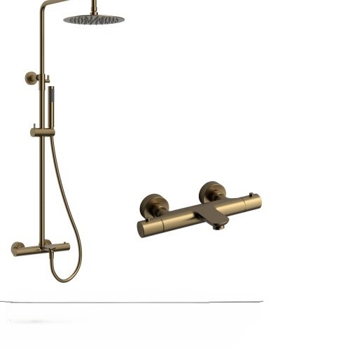 Ցնցուղ թերմոստ. Raiber Prem Graceful RPG-007,ոսկ.