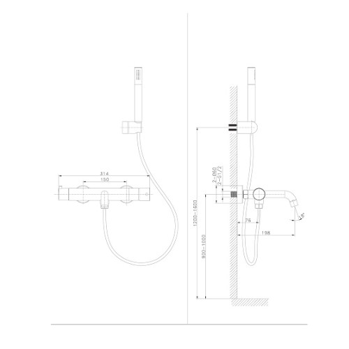 Ծորակ բաղ..RP-003 Raiber Premium խրոմ.