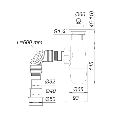 Սիֆոն T0415 Տյուլպան