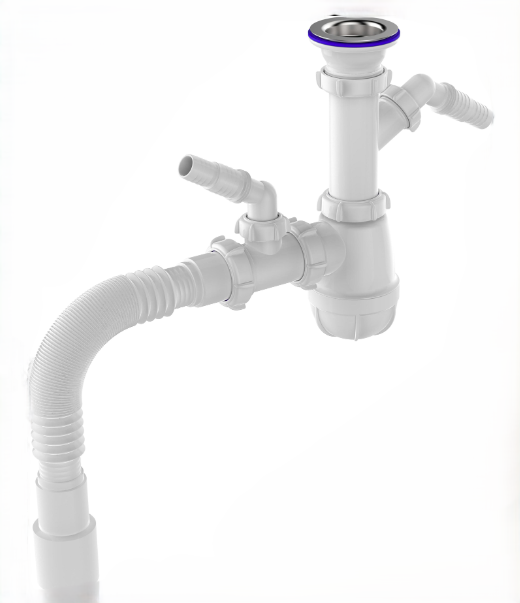 Սիֆոն խոհանոցի 1 1/2 x40+գոֆրե