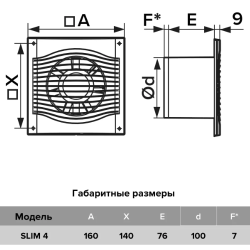 Քամհար առանցքային BB D100 Mat Black