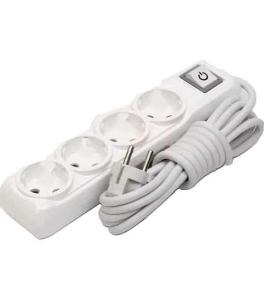 Երկարացման լար 4տ 2մ անջատիչով DE-PA