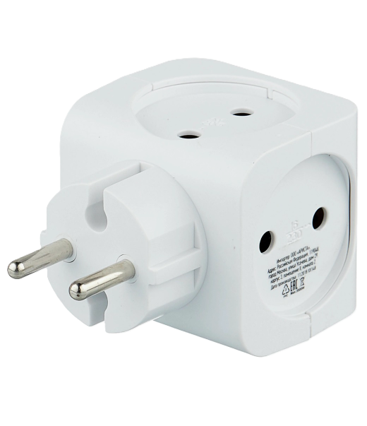 Եռաբաշխիչ SP-4-w 16A, 3.6kv սպիտակ ա/հողանց.