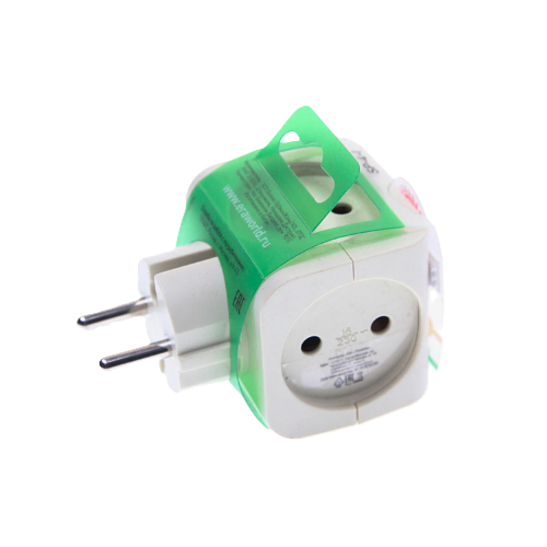 Եռաբաշխիչ SP-4-w 16A, 3.6kv սպիտակ ա/հողանց.