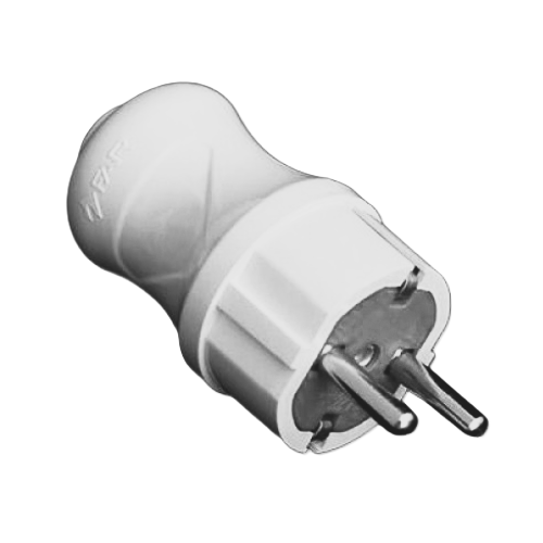 Խրոցակ DE-PA մեծ հողանցումով սև