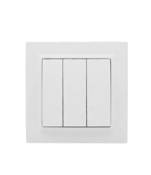 Անջատիչ 3տ. սպիտակ OVIVO