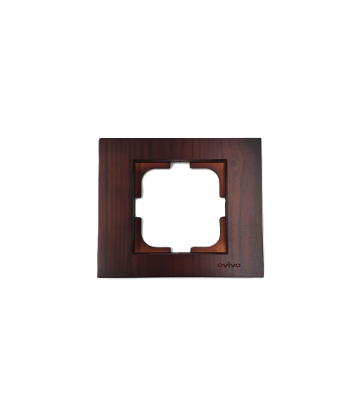 Շրջանակ վարդակի 1տ. OVIVO GRAND մուգ դուբ