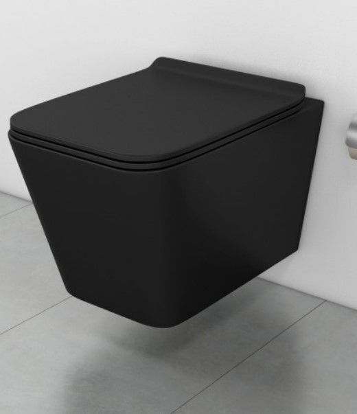 Զուգարան պատի MEDOX-2004 BLACK MATT